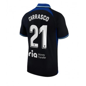 Atletico Madrid Yannick Carrasco #21 Bortatröja 2022-23 Kortärmad